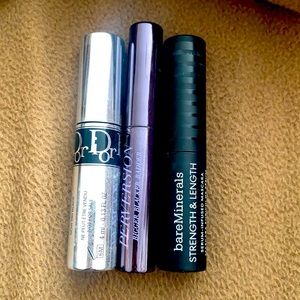 Mascara Medley - Dior, Urban Decay, Bare Minerals